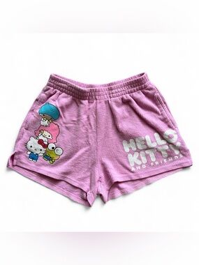 Hello Kitty Pink Graphic Shorts